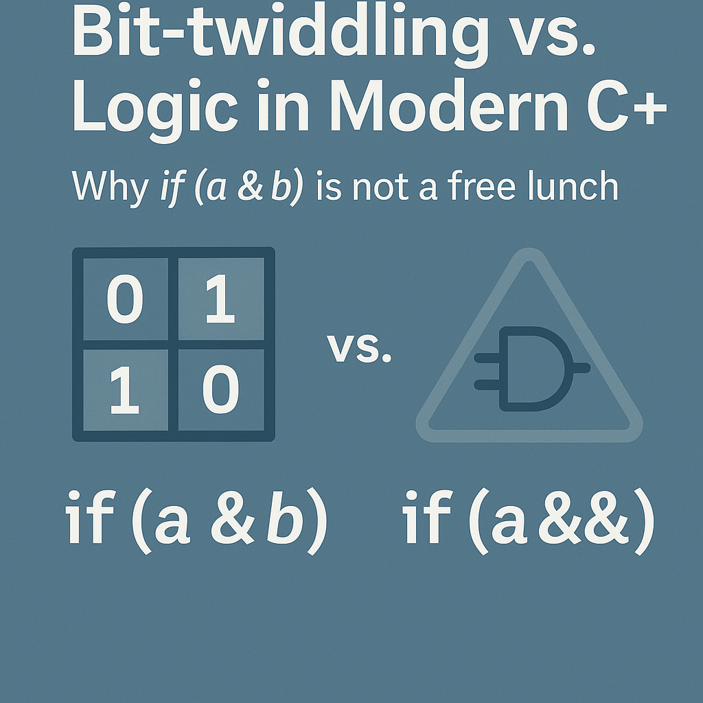Bit-twiddling vs. Logic in Modern C++